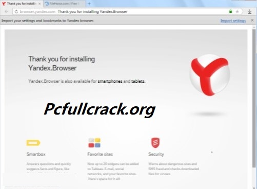 Yandex Browser Crack Latest
